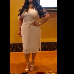 Off the shoulder dress